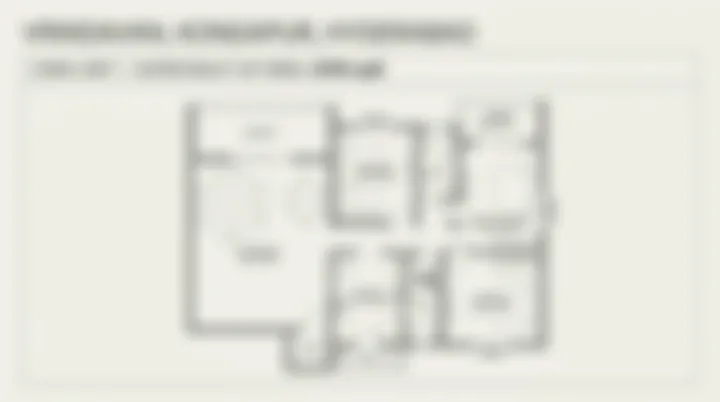 3 BHK floor plan at Vrindavan Greenlife, 2,190 sqft